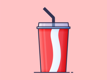 黑色吸管半透明盖子红色可乐杯