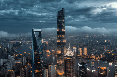 上海市浦东新区陆家嘴地标