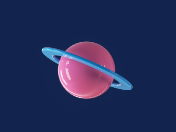 多彩三维卡通星球宇宙