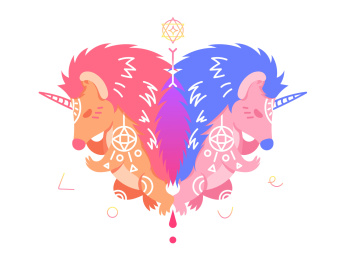 背对背恋爱的刺猬，痛苦与甜蜜的爱情