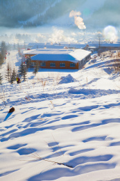 黑龙江省旅游胜地双峰林场雪乡
