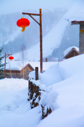 黑龙江省旅游胜地双峰林场雪乡