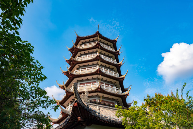 中国安徽省蚌埠市张公山公园景区望淮塔