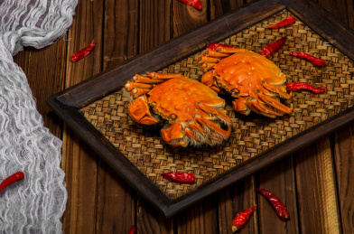 中国安徽省蚌埠市五河沱湖大闸蟹