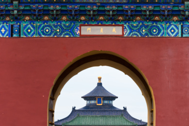中国北京旅游景点古建天坛