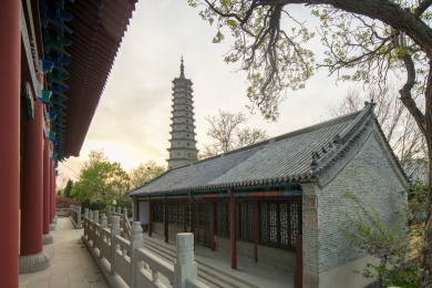 山东滨州无棣县大觉寺古建筑