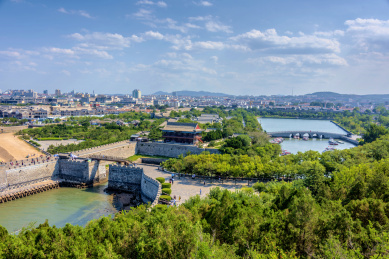 中国山东烟台蓬莱阁风景区