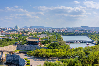 中国山东烟台蓬莱阁风景区