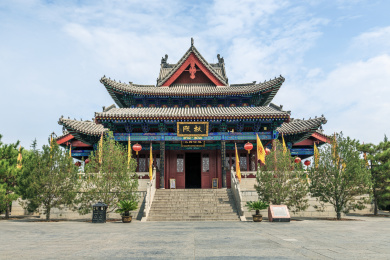 中国山西省洪洞县大槐树寻根祭祖园献殿