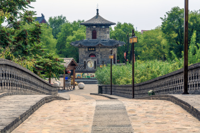 中国山西省洪洞县大槐树寻根祭祖园魁星楼