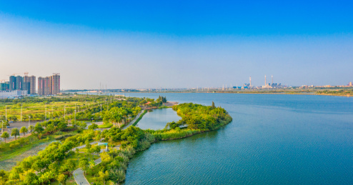 广东省湛江海湾的美丽风光