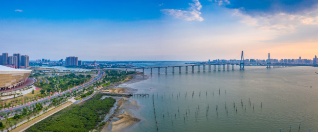 广东省湛江海湾的美丽风光