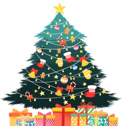 圣诞节—圣诞树和圣诞礼物