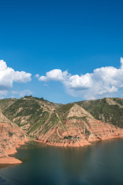 中国甘肃省刘家峡水库风光