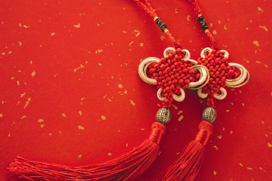 中国传统文化元素一对中国结