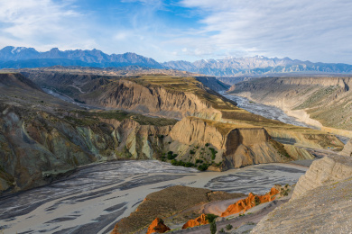 中国新疆伊犁州安集海大峡谷
