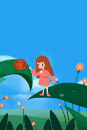  二十四节气惊蛰插画