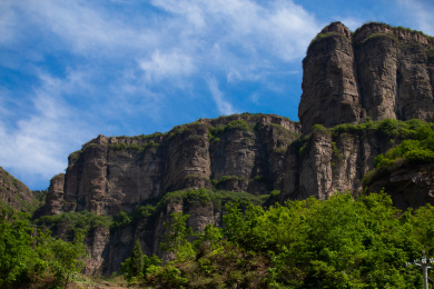 中国河南省安阳市林州南太行大峡谷某座山峰