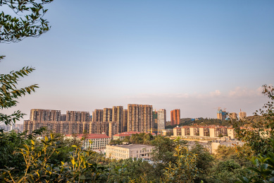 中国湖南省郴州市北湖区城市风光