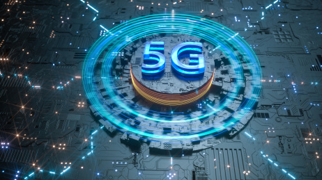 5G科幻能量加速装置5g速度概念