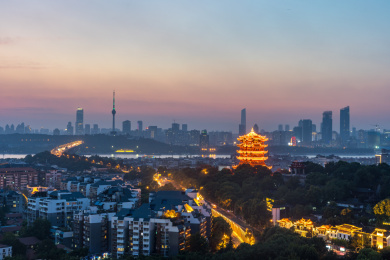 湖北省武汉市黄鹤楼风景区