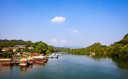 中国广东省韶关仁化县锦江自然风光