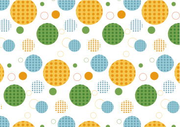 圆形几何无缝连续底纹图案