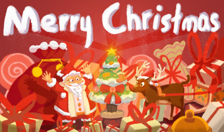 圣诞节快乐插画