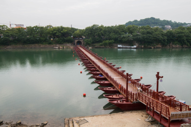 湖南永州零陵浮桥