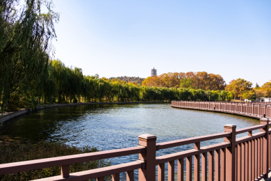 中国安徽省蚌埠市张公山公园景区望淮塔