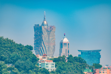 中国澳门特别行政区城市风光