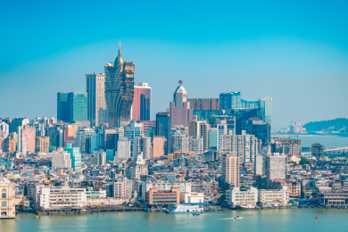 中国澳门特别行政区城市风光