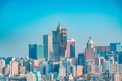 中国澳门特别行政区城市风光