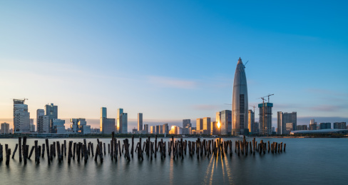 中国广东深圳城市风光