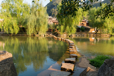 湖南永州江永勾蓝瑶寨风光