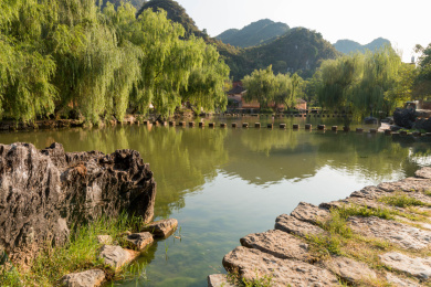 湖南永州江永勾蓝瑶寨风光