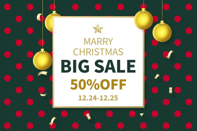 圣诞节经典电商促销海报背景