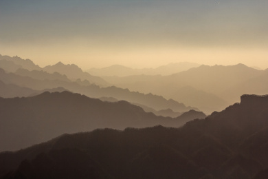 中国河南洛阳栾川老君山风光