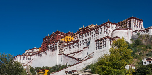 中国西藏拉萨布达拉宫建筑风光