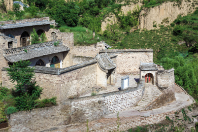中国山西省临县碛口镇李家山村古民居建筑