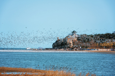 中国河北省秦皇岛市北戴河自然风光
