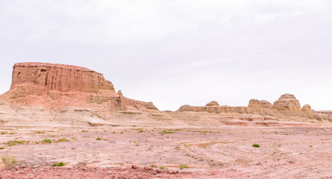 中国新疆克拉玛依市魔鬼城雅丹地貌地质景观