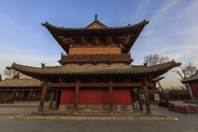中国山西朔州崇福寺千佛阁
