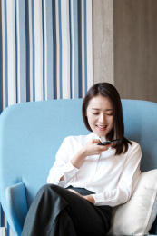 亚洲中国商务人像室内办公