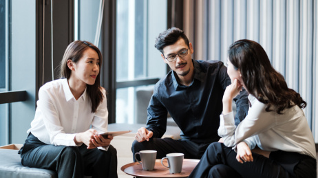 亚洲中国商务人像室内办公