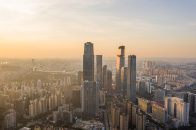 南宁城市建筑群景观