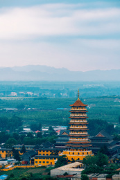 中国河北秦皇岛农村自然风光