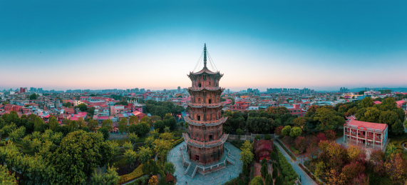 中国福建省泉州市老城区开元寺风光