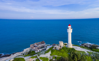 中国广东省汕尾市红海湾遮浪旅游区灯塔岛