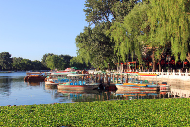 北京市什刹海风光